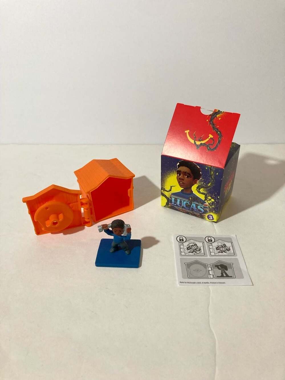 McDonald's Stranger Things Tales from 85 Lucas Sinclair Figure #3